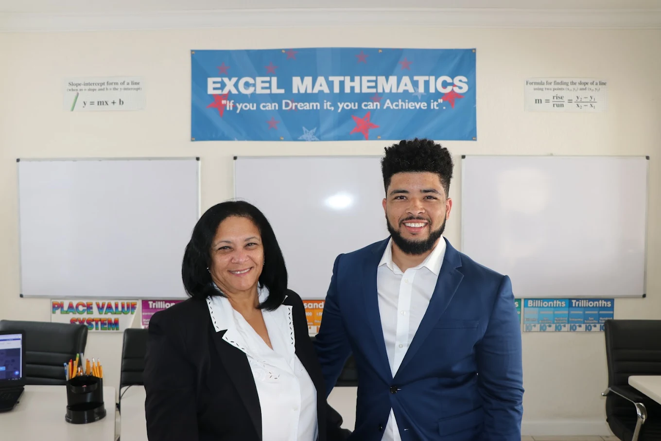 Juan Jorrin y Maria Torriente, profesores de Excel Mathematics